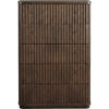 Yati Tall Dresser Chest | 5 Fluted Drawers | Chocolate Mousse Brown