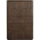 Yati Tall Dresser Chest | 5 Fluted Drawers | Chocolate Mousse Brown