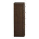 Yati Tall Dresser Chest | 5 Fluted Drawers | Chocolate Mousse Brown