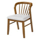 Mitch Windsor-Style Dining Chairs | Set of 2 | Rubberwood | Beige Seat