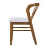 Mitch Windsor-Style Dining Chairs | Set of 2 | Rubberwood | Beige Seat