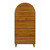 Carlos Arched Storage Cabinet | Carved Details | Open Shelves | Walnut 67"
