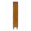 Carlos Arched Storage Cabinet | Carved Details | Open Shelves | Walnut 67"