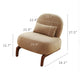 Darla Accent Chair | Set of 2 | Brown Solid Wood Legs | Camel Velvet