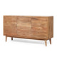 Remmy Handcrafted Sideboard Cabinet with 3 Doors | Natural Acacia Wood 58"