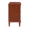 Cyna Nightstand with USB Ports | 2 Drawers and Shelf | Walnut Brown Wood