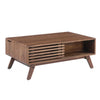 Dolly Mid-Century Lift Top Coffee Table | Hidden Storage | Walnut MDF 39"