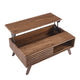 Dolly Mid-Century Lift Top Coffee Table | Hidden Storage | Walnut MDF 39"