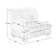 Erico Modular Sofa with Pillows and LSF Arm | Green Chenille 47"