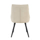 Ashley Dining Chairs with Armrests | Set of 2 | Off-White Faux Leather