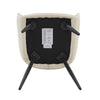Ashley Dining Chairs with Armrests | Set of 2 | Off-White Faux Leather