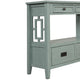 Freddy Sofa Console Table | 4 Drawers and Shelf | Blue Pine Wood 36"