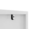 Gilly Wide Dresser | 9 Drawers | Wavy Front Panels | White Wood