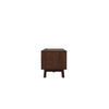 TV Media Cabinet | Rattan Sliding Doors | 2 Drawers | Dark Brown 71"