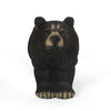 Bruno Bear Outdoor Bench | Matte Black Concrete | Single Seat | 32"
