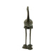 Suol Outdoor Decorative Crane Sculpture | 39" | Shiny Copper Finish Statue