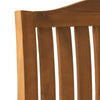 Kristi Outdoor Armchair Set of 2 | Slatted Back | Brown | Cream Cushions