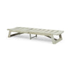 Makan Outdoor Chaise Lounge | Slatted and Adjustable | Gray Wash 78"