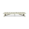 Makan Outdoor Chaise Lounge | Slatted and Adjustable | Gray Wash 78"