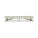 Makan Outdoor Chaise Lounge | Slatted and Adjustable | Gray Wash 78"
