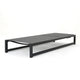 Voni Outdoor Chaise Louge | 5-Position Adjustable | Gray Aluminum 77"