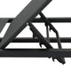 Voni Outdoor Chaise Louge | 5-Position Adjustable | Gray Aluminum 77"