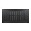 Outdoor Dining Table | Slatted Rectangular Top | Sandblasted Gray 69"