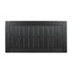 Outdoor Dining Table | Slatted Rectangular Top | Sandblasted Gray 69"
