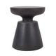 Syam Outdoor Side End Table | Round Top | Pedestal | Copper Concrete 21"