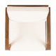 Hoye Outdoor Club Chair | Cream Cushions | Brown Acacia Wood