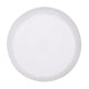 Outdoor Side End Table | Antique White Concrete | Braided Pattern | 16"