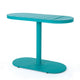 Monalisa 3pc Outdoor Bistro Table Set | Slatted Curved Back Chairs | Teal
