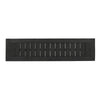 Outdoor Acacia Wood Dining Bench with Slatted Seat | Dark Gray | 60"