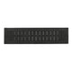 Outdoor Acacia Wood Dining Bench with Slatted Seat | Dark Gray | 60"