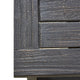 Outdoor Acacia Wood Dining Bench with Slatted Seat | Dark Gray | 60"