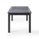 Outdoor Expandable Dining Table with Umbrella Hole | Dark Gray | 63-79"