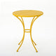 Rune 3pc Outdoor Bistro Set with Round Table and Armchairs | Yellow
