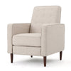 Tery Manual Recliner Sofa Chair | Tufted Back | Track Arms | Wheat Polyester