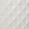 Gana Cylindrical Planter | 3D Diamond Design | Antique White Concrete 16"