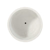 Gana Cylindrical Planter | 3D Diamond Design | Antique White Concrete 16"