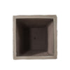Rahu Tall Tapered Planter | Bark-Like Stone Finish | Brown Concrete 31"