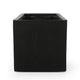 Rectangular Planter | Handcrafted | Stone Finish Black Concrete 35"