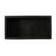 Rectangular Planter | Handcrafted | Stone Finish Black Concrete 35"