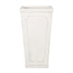 Rahu Tall Tapered Planter | Framed Panel | Antique White Concrete 31"