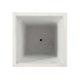 Rahu Tall Tapered Planter | Framed Panel | Antique White Concrete 31"