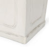 Rahu Tall Tapered Planter | Framed Panel | Antique White Concrete 31"
