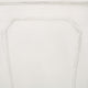 Rahu Tall Tapered Planter | Framed Panel | Antique White Concrete 31"