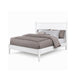 Full Bedroom Set, White, 2 Piece Set with Nightstand