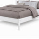 Full Bedroom Set, White, 2 Piece Set with Nightstand