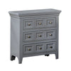 Full Bedroom Set, Gray and Chrome, 2 Piece Set with Nightstand
